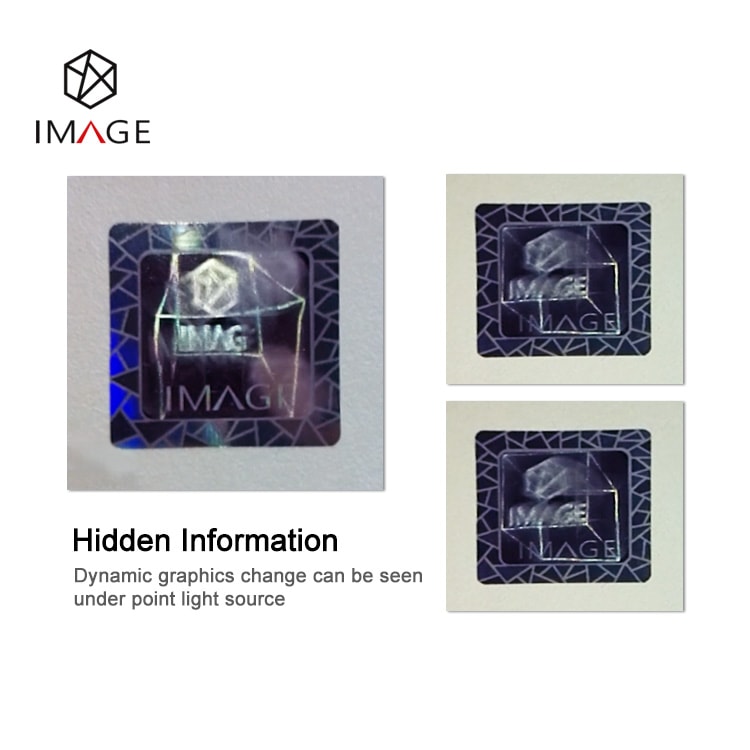 Dot Matrix 3D Laser Hologram Sticker NIPIMAGE